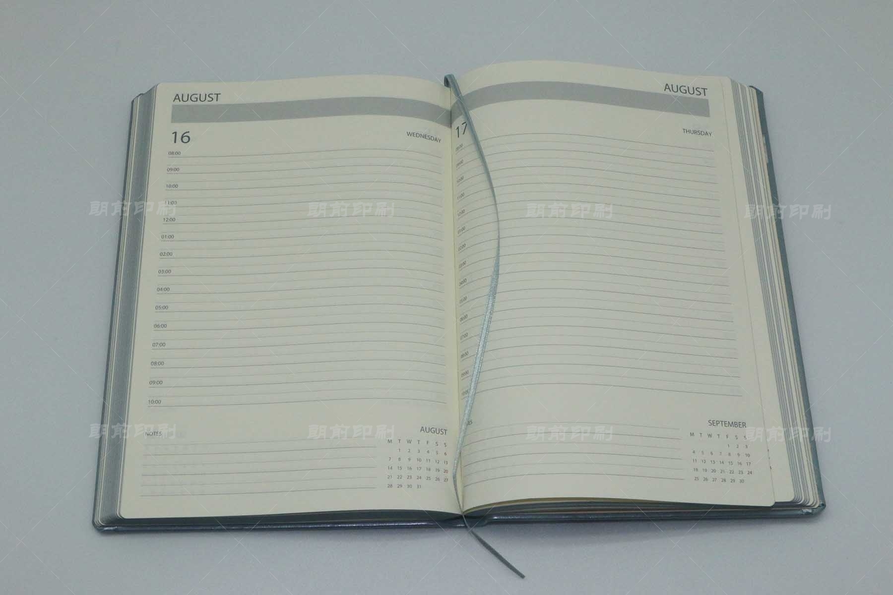 2017 PU料皮壳精装笔记本印刷