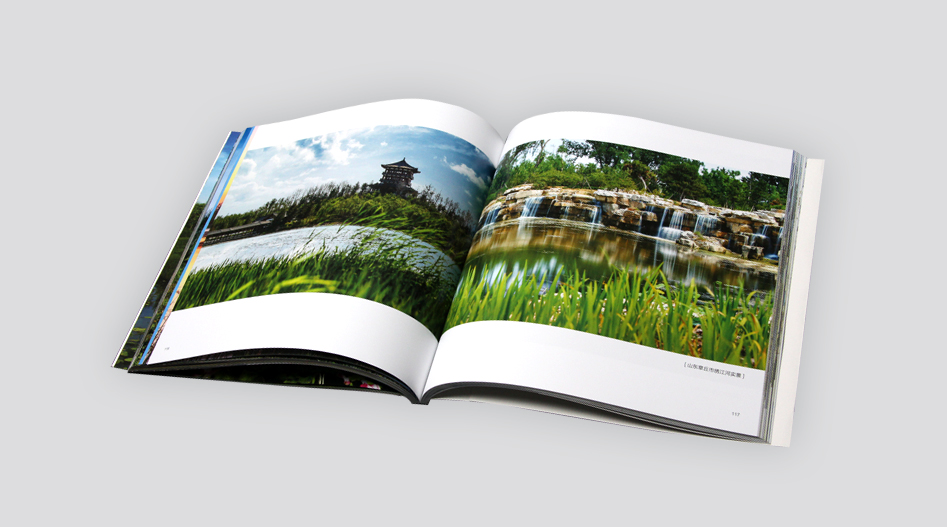 上海印刷厂东方园林画册印刷
