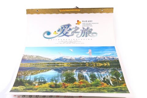 风景挂历案例